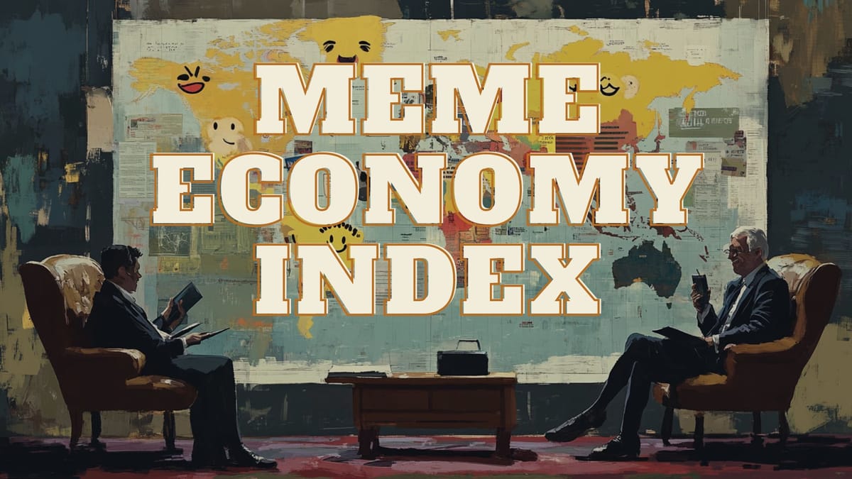 World Bank introduces 'Meme Economy Index' as primary measure of national economic health.